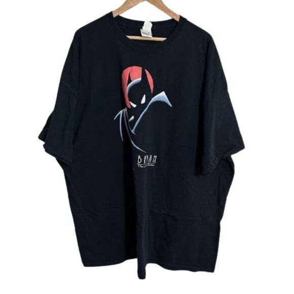 Vintage Batman The Animated Series T Shirt 5XL Short Sleeve 90s Graphic Tee WB - Picture 1 of 7